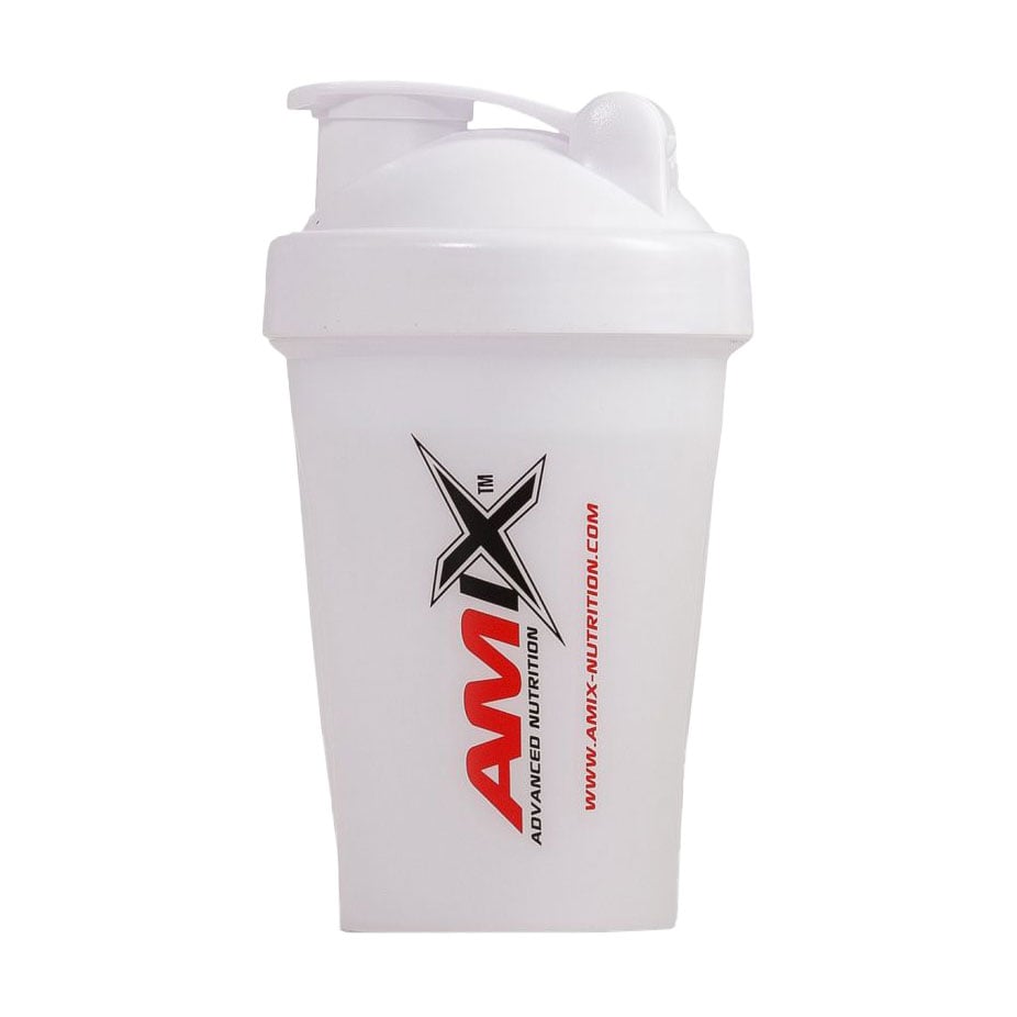 Шейкер Amix Nutrition Mini Shaker неоново-білий, 400 мл (820344)